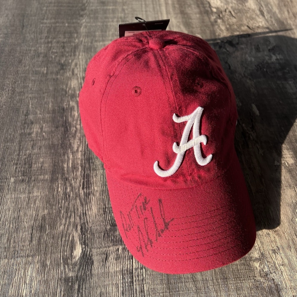 Nike Alabama Crimson Tide Dri-FIT Hat Autographed NWT Signed Cap